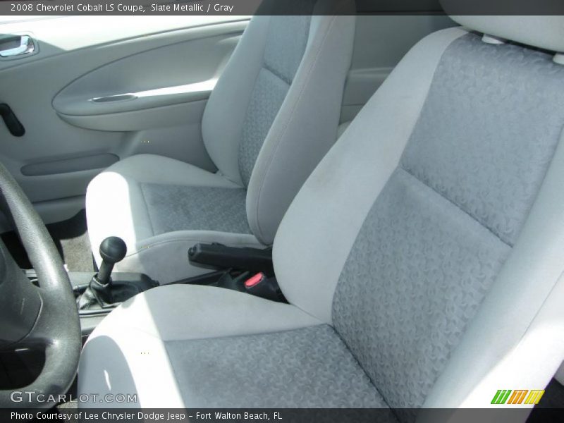 Slate Metallic / Gray 2008 Chevrolet Cobalt LS Coupe