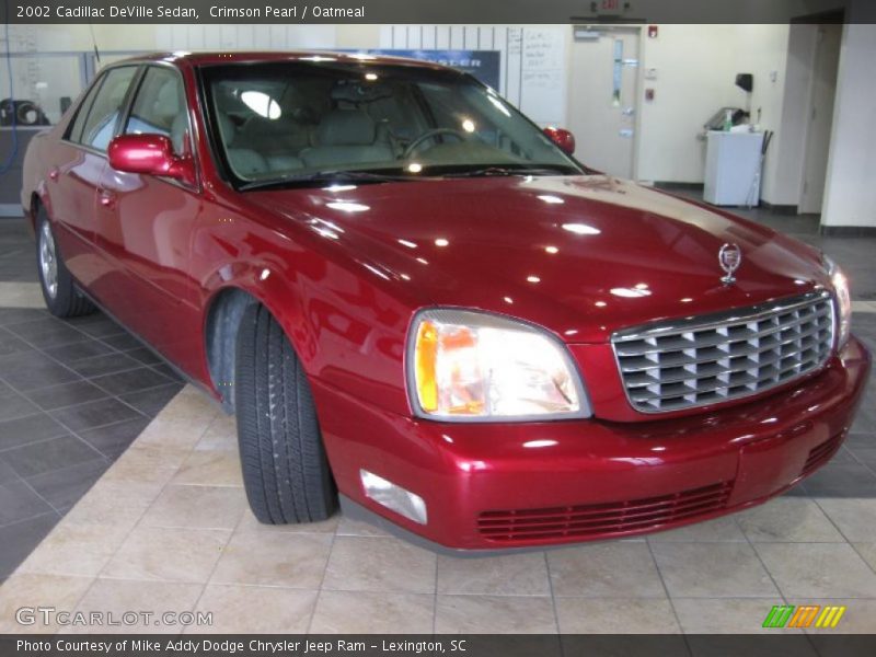 Crimson Pearl / Oatmeal 2002 Cadillac DeVille Sedan