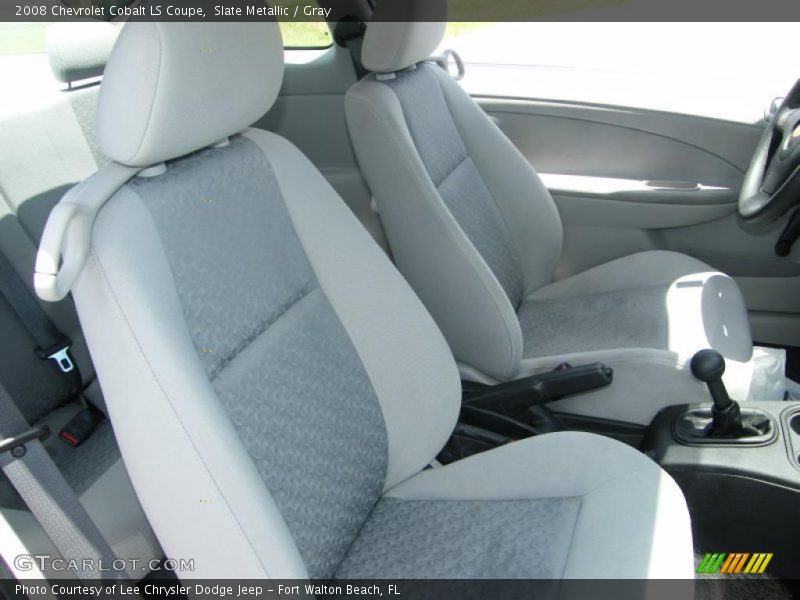 Slate Metallic / Gray 2008 Chevrolet Cobalt LS Coupe