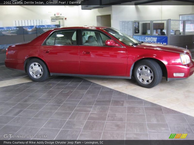 Crimson Pearl / Oatmeal 2002 Cadillac DeVille Sedan