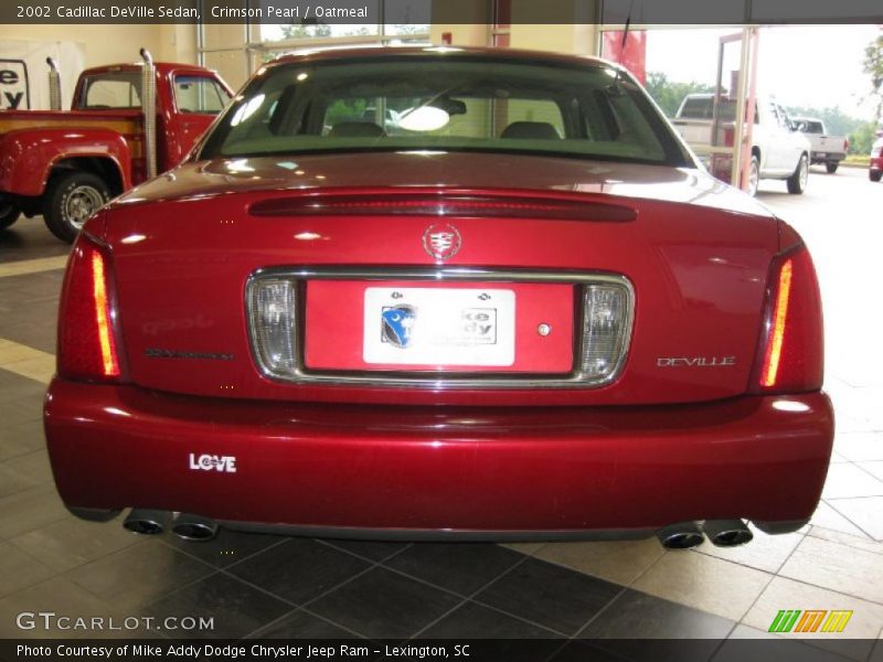 Crimson Pearl / Oatmeal 2002 Cadillac DeVille Sedan