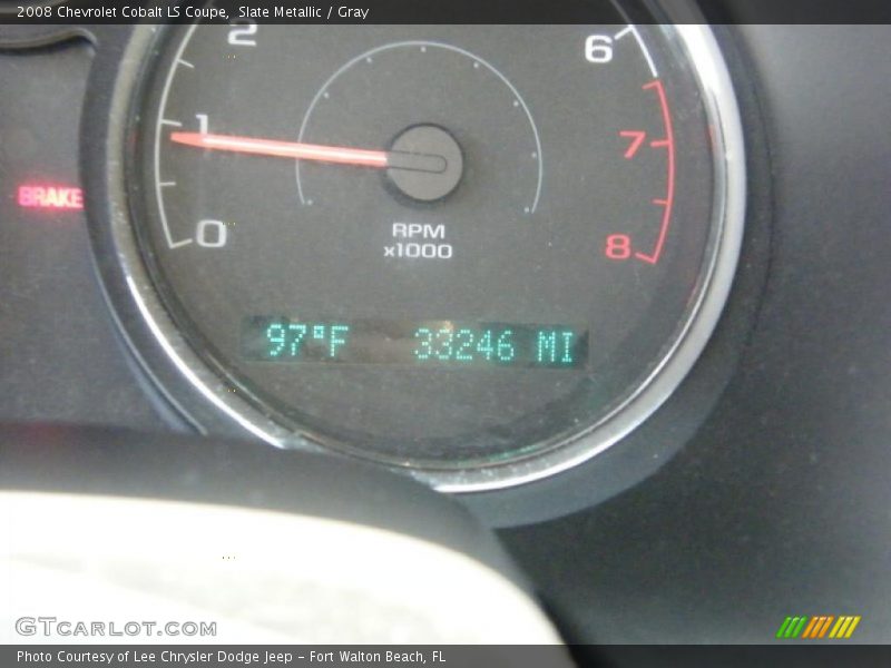 Slate Metallic / Gray 2008 Chevrolet Cobalt LS Coupe