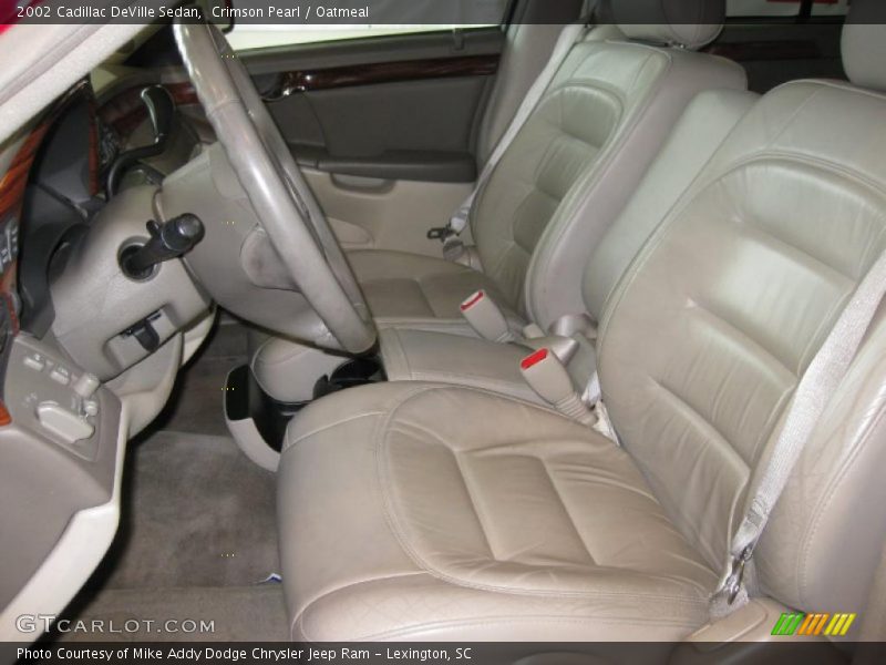 Crimson Pearl / Oatmeal 2002 Cadillac DeVille Sedan