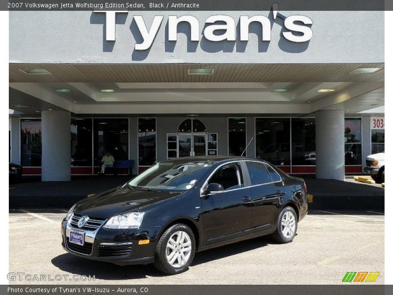Black / Anthracite 2007 Volkswagen Jetta Wolfsburg Edition Sedan