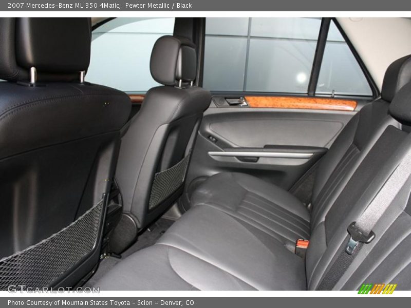 Pewter Metallic / Black 2007 Mercedes-Benz ML 350 4Matic