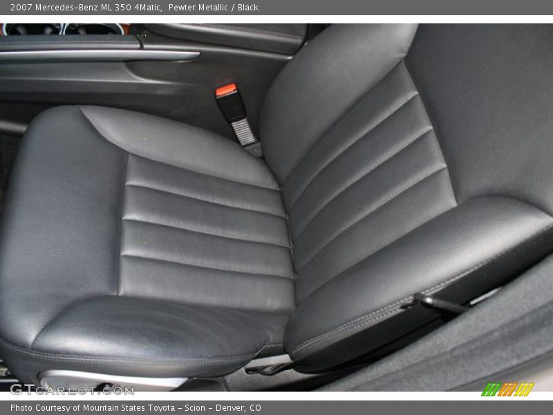 Pewter Metallic / Black 2007 Mercedes-Benz ML 350 4Matic