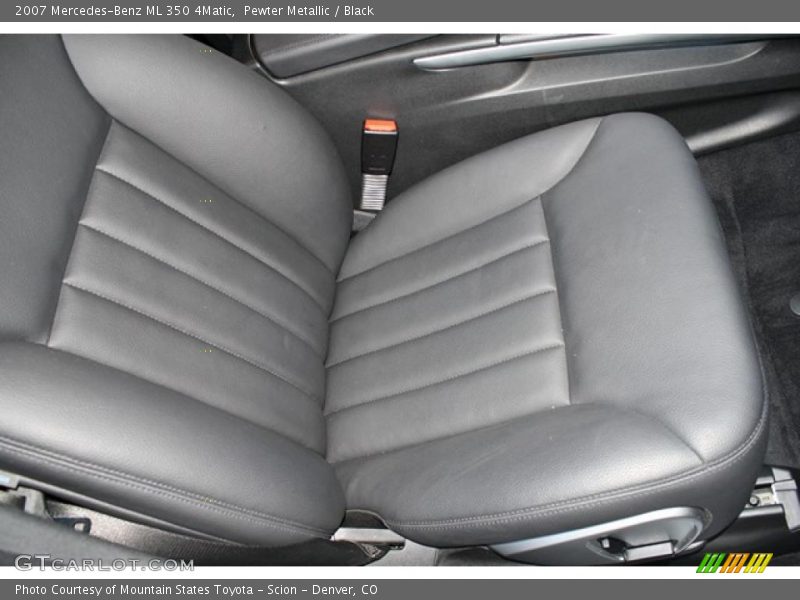 Pewter Metallic / Black 2007 Mercedes-Benz ML 350 4Matic