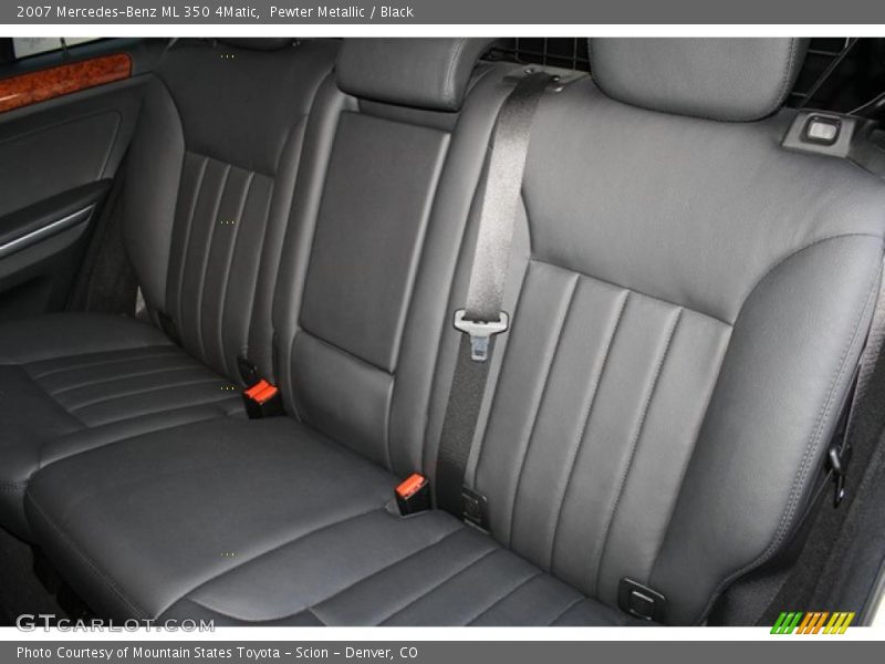 Pewter Metallic / Black 2007 Mercedes-Benz ML 350 4Matic
