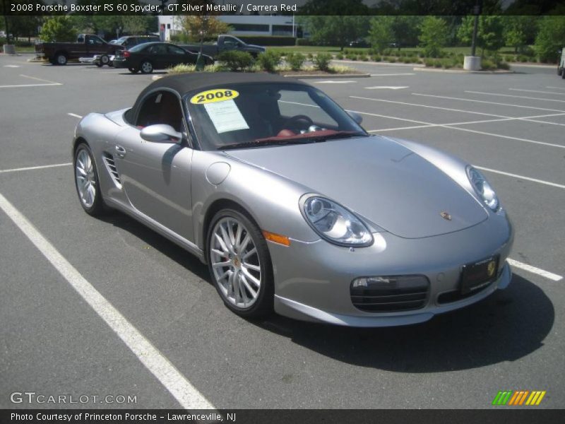 GT Silver Metallic / Carrera Red 2008 Porsche Boxster RS 60 Spyder