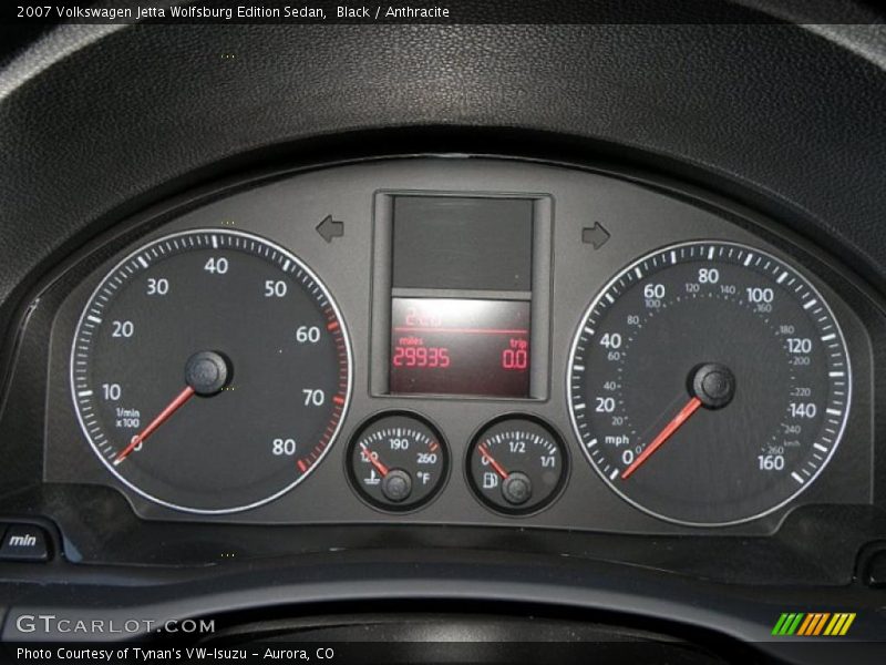 Black / Anthracite 2007 Volkswagen Jetta Wolfsburg Edition Sedan
