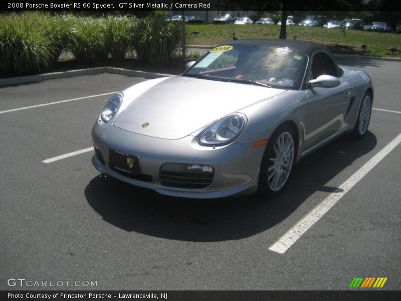 GT Silver Metallic / Carrera Red 2008 Porsche Boxster RS 60 Spyder