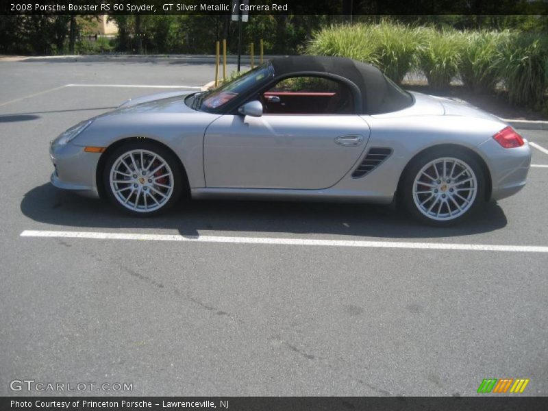 GT Silver Metallic / Carrera Red 2008 Porsche Boxster RS 60 Spyder