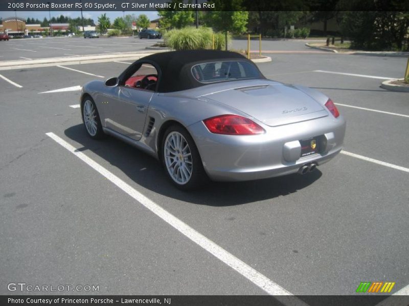 GT Silver Metallic / Carrera Red 2008 Porsche Boxster RS 60 Spyder
