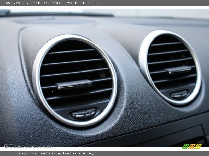 Pewter Metallic / Black 2007 Mercedes-Benz ML 350 4Matic