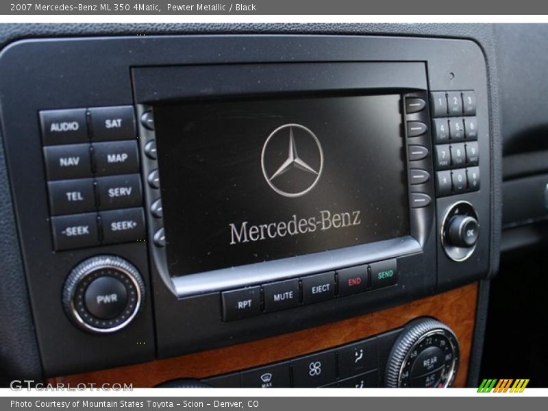Pewter Metallic / Black 2007 Mercedes-Benz ML 350 4Matic