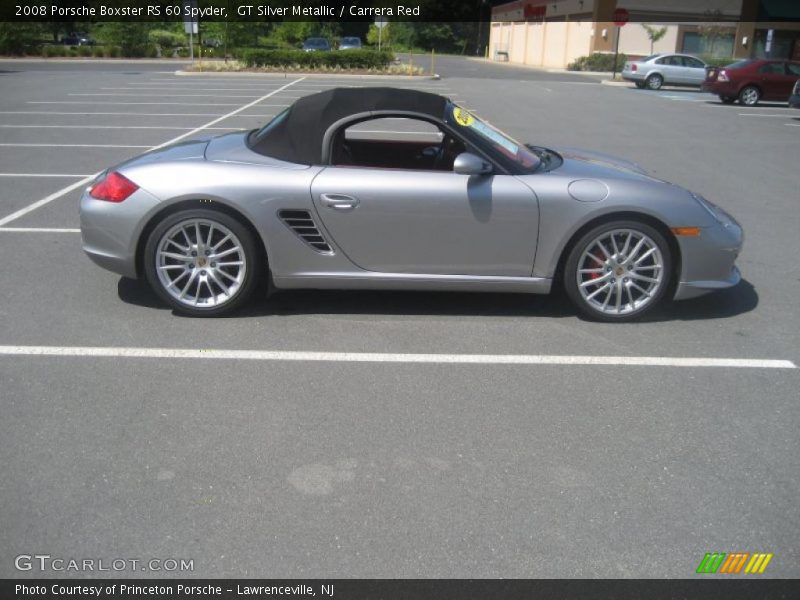 GT Silver Metallic / Carrera Red 2008 Porsche Boxster RS 60 Spyder