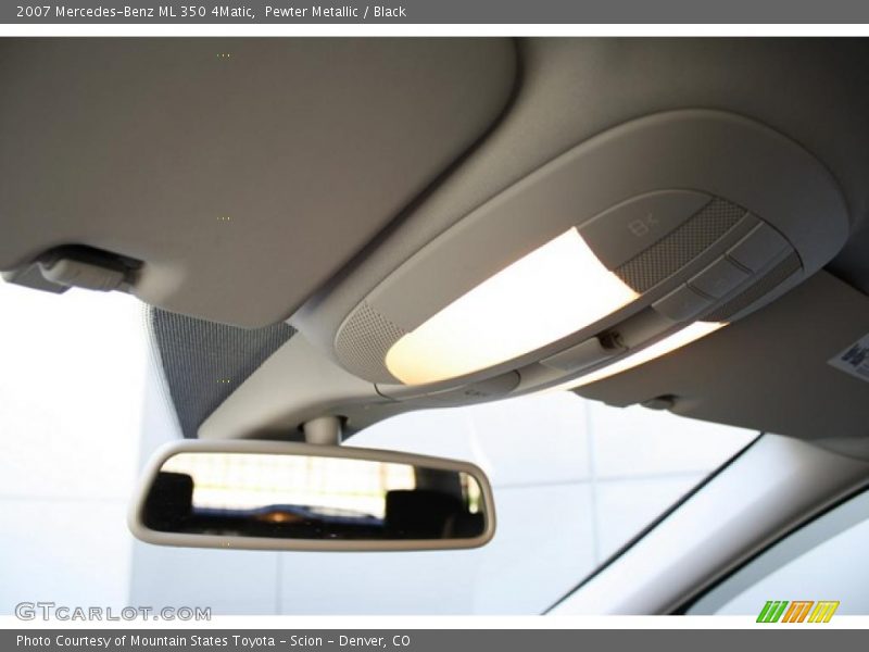 Pewter Metallic / Black 2007 Mercedes-Benz ML 350 4Matic