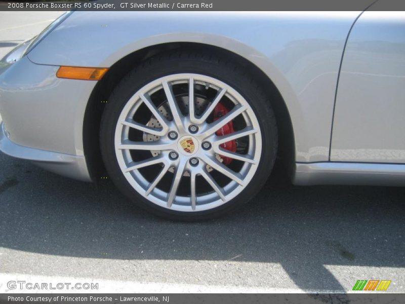 GT Silver Metallic / Carrera Red 2008 Porsche Boxster RS 60 Spyder