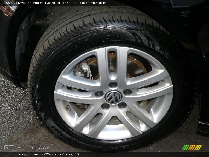 Black / Anthracite 2007 Volkswagen Jetta Wolfsburg Edition Sedan