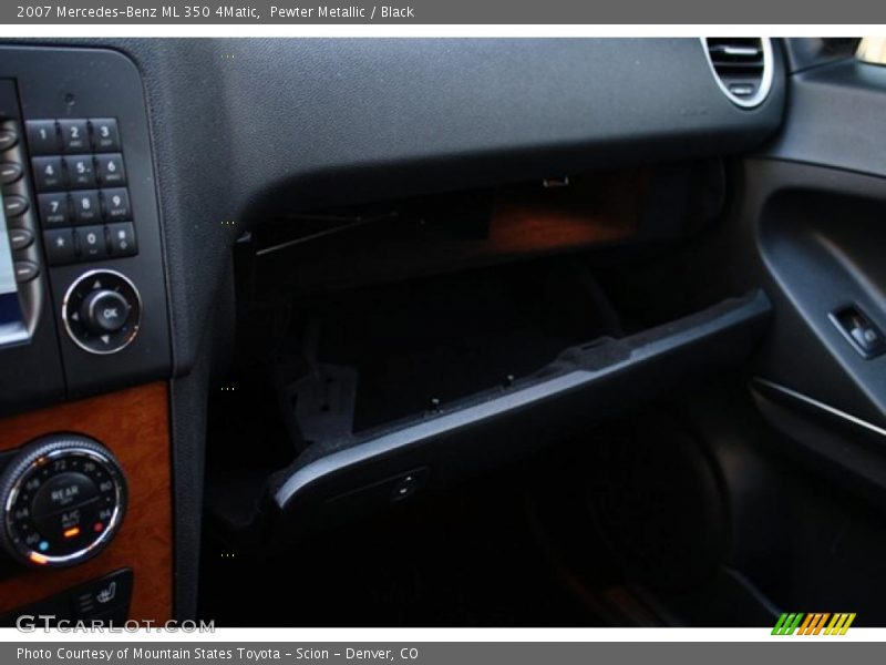 Pewter Metallic / Black 2007 Mercedes-Benz ML 350 4Matic