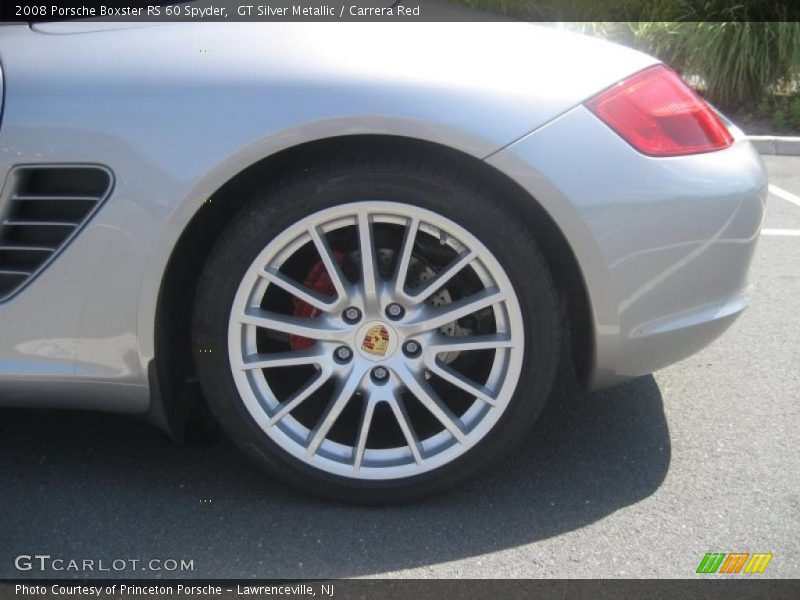 GT Silver Metallic / Carrera Red 2008 Porsche Boxster RS 60 Spyder