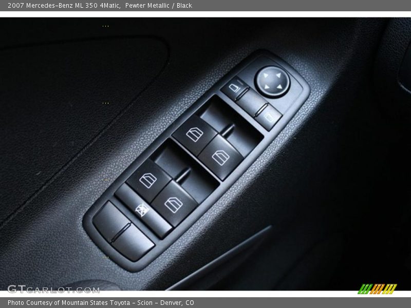 Pewter Metallic / Black 2007 Mercedes-Benz ML 350 4Matic