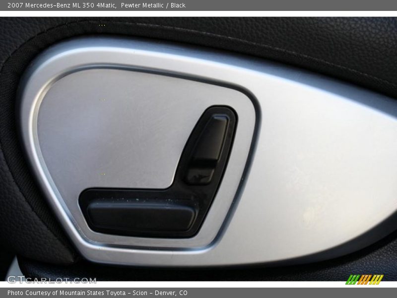 Pewter Metallic / Black 2007 Mercedes-Benz ML 350 4Matic