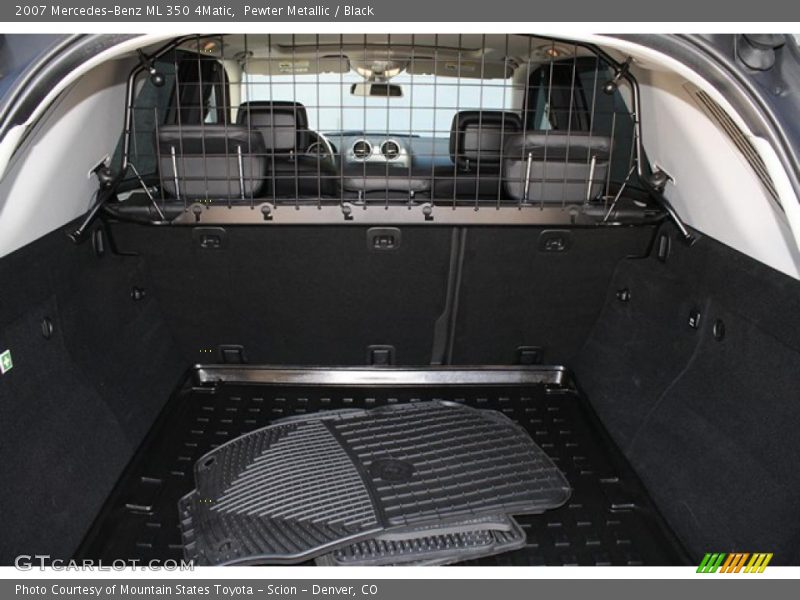 Pewter Metallic / Black 2007 Mercedes-Benz ML 350 4Matic
