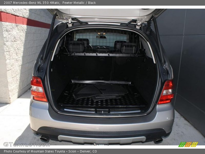 Pewter Metallic / Black 2007 Mercedes-Benz ML 350 4Matic