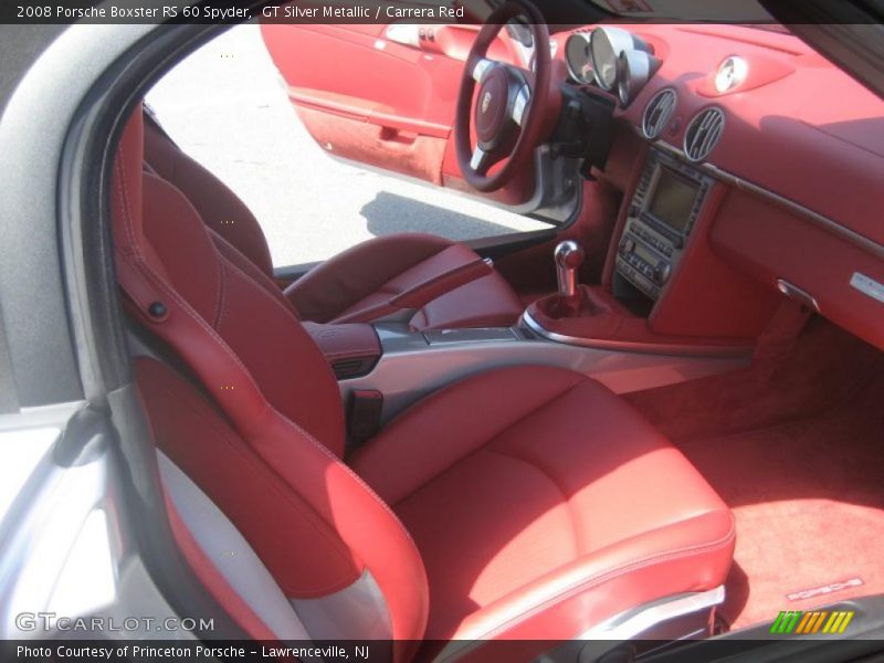 GT Silver Metallic / Carrera Red 2008 Porsche Boxster RS 60 Spyder