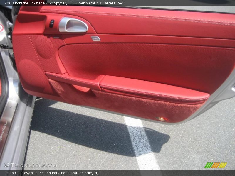 GT Silver Metallic / Carrera Red 2008 Porsche Boxster RS 60 Spyder