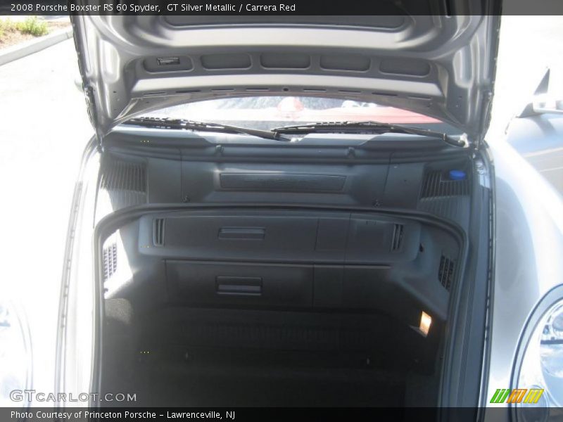 GT Silver Metallic / Carrera Red 2008 Porsche Boxster RS 60 Spyder