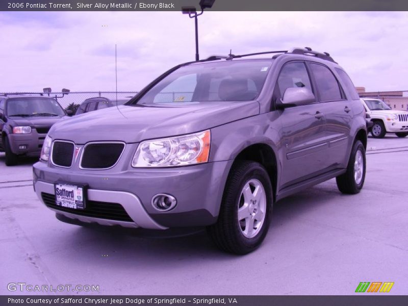 Silver Alloy Metallic / Ebony Black 2006 Pontiac Torrent