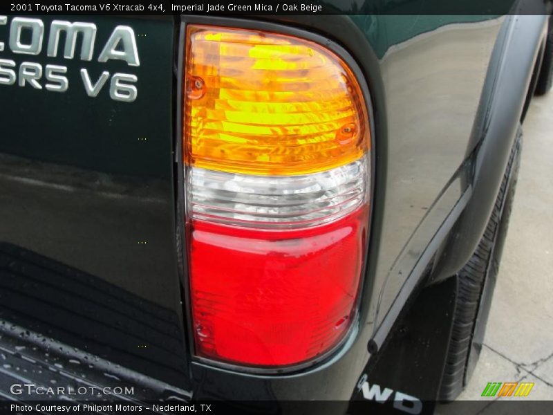 Imperial Jade Green Mica / Oak Beige 2001 Toyota Tacoma V6 Xtracab 4x4