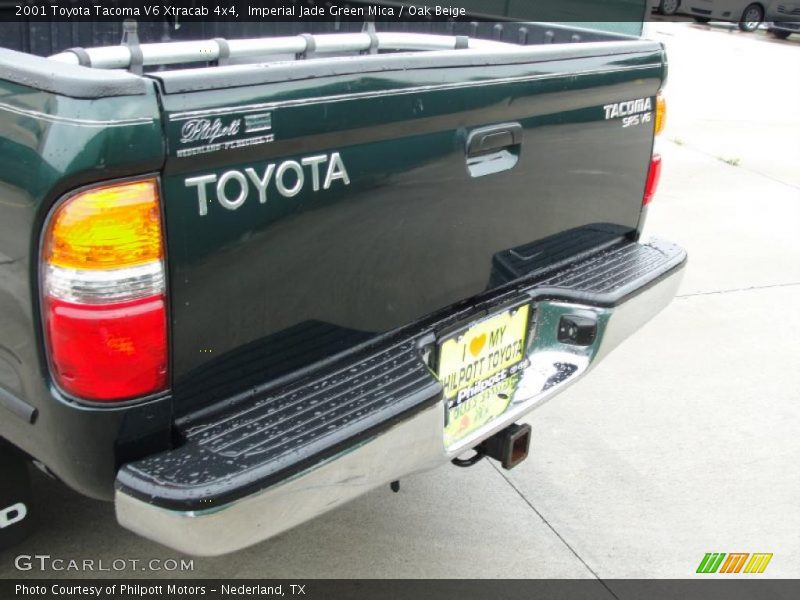 Imperial Jade Green Mica / Oak Beige 2001 Toyota Tacoma V6 Xtracab 4x4