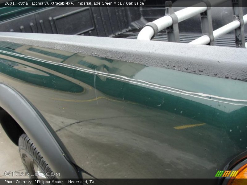 Imperial Jade Green Mica / Oak Beige 2001 Toyota Tacoma V6 Xtracab 4x4