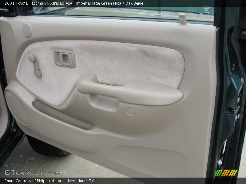 Imperial Jade Green Mica / Oak Beige 2001 Toyota Tacoma V6 Xtracab 4x4