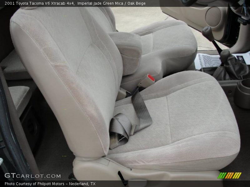 Imperial Jade Green Mica / Oak Beige 2001 Toyota Tacoma V6 Xtracab 4x4