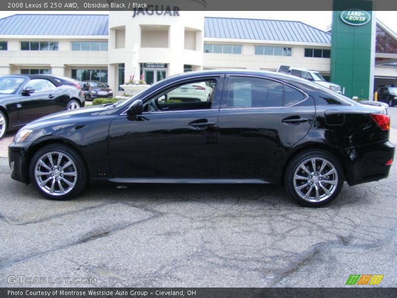 Obsidian Black / Black 2008 Lexus IS 250 AWD