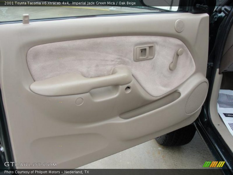 Imperial Jade Green Mica / Oak Beige 2001 Toyota Tacoma V6 Xtracab 4x4
