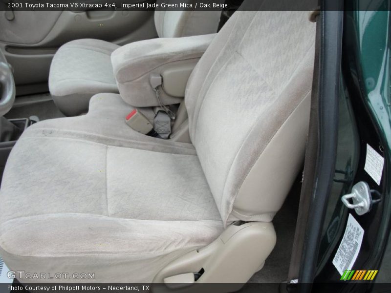 Imperial Jade Green Mica / Oak Beige 2001 Toyota Tacoma V6 Xtracab 4x4