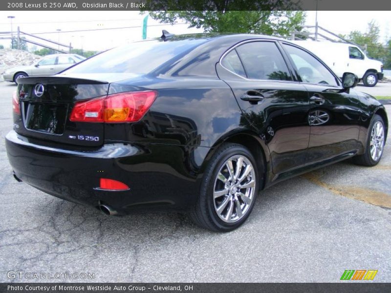 Obsidian Black / Black 2008 Lexus IS 250 AWD