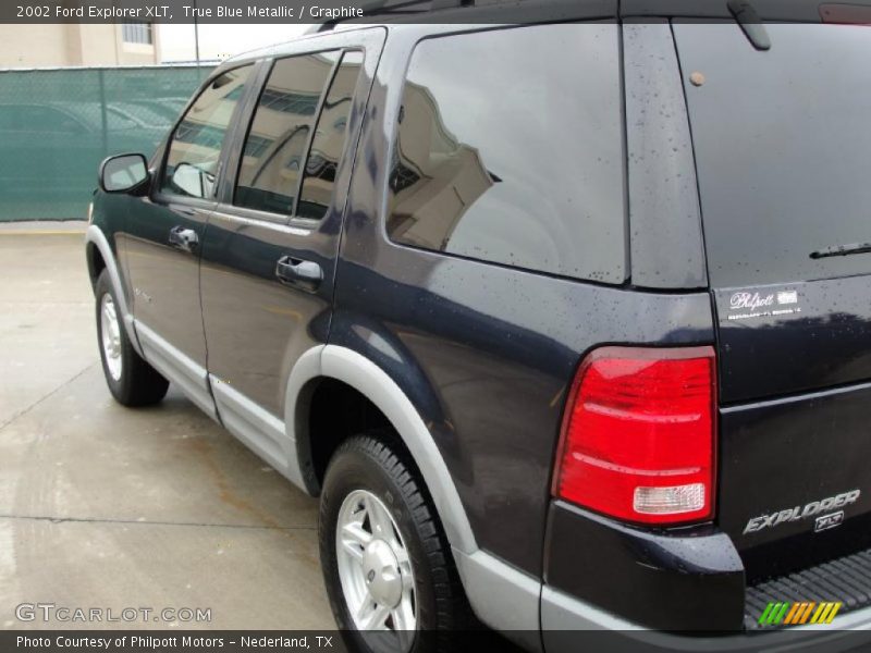 True Blue Metallic / Graphite 2002 Ford Explorer XLT