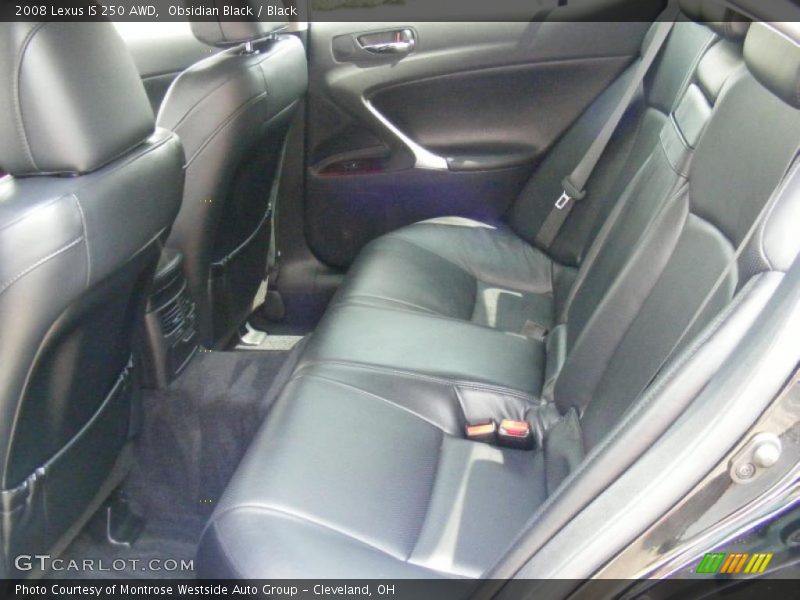 Obsidian Black / Black 2008 Lexus IS 250 AWD