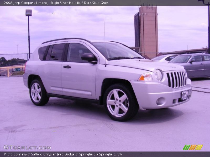 Bright Silver Metallic / Dark Slate Gray 2008 Jeep Compass Limited