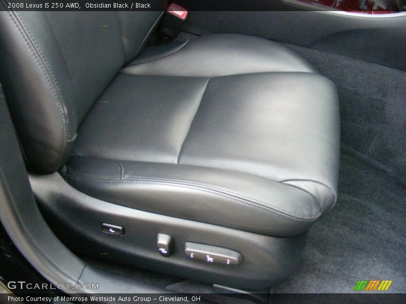 Obsidian Black / Black 2008 Lexus IS 250 AWD