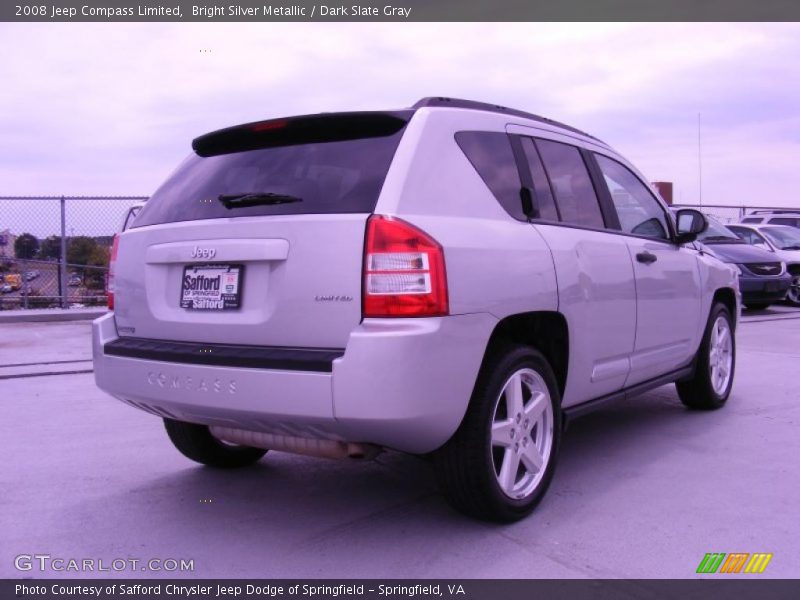 Bright Silver Metallic / Dark Slate Gray 2008 Jeep Compass Limited