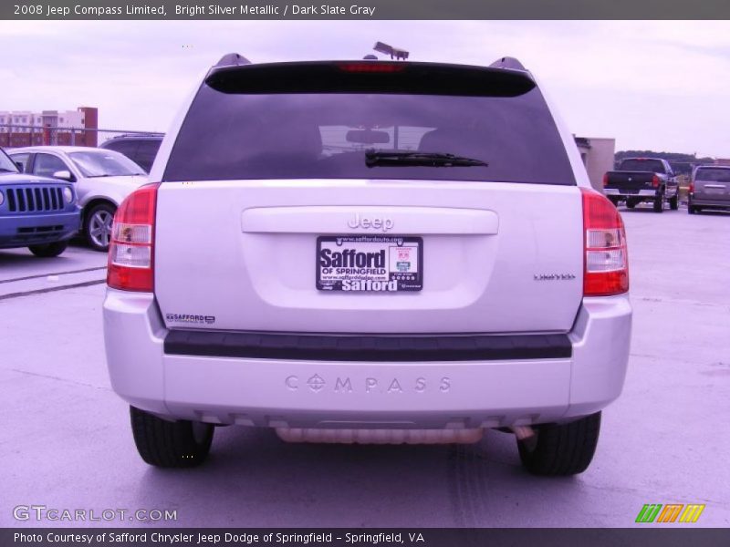 Bright Silver Metallic / Dark Slate Gray 2008 Jeep Compass Limited