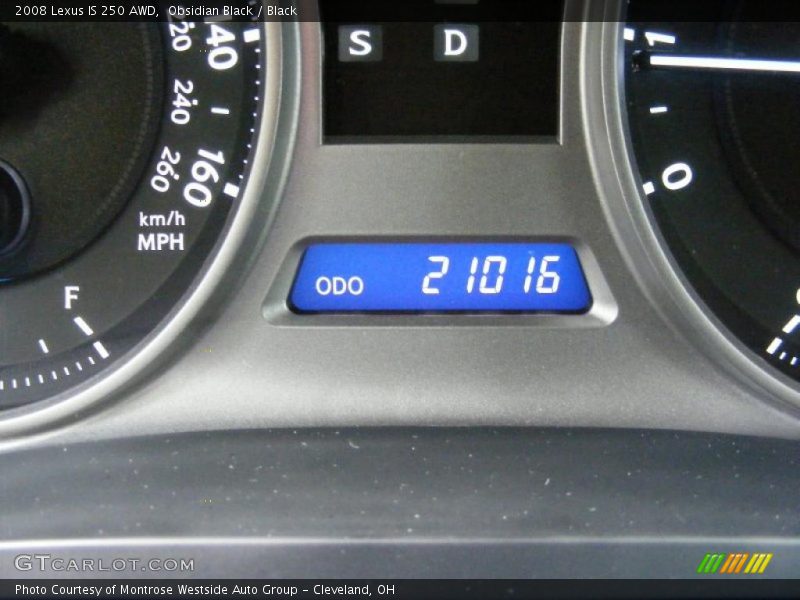 Obsidian Black / Black 2008 Lexus IS 250 AWD