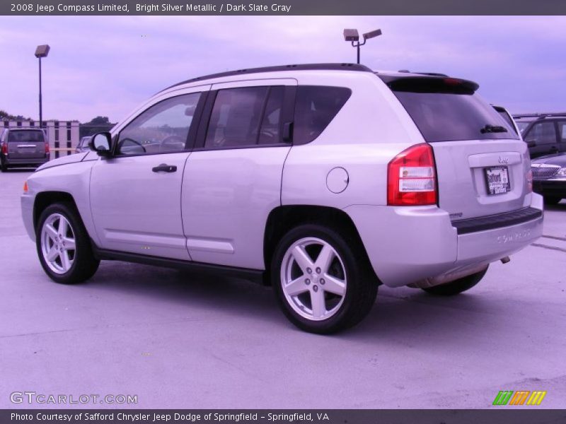 Bright Silver Metallic / Dark Slate Gray 2008 Jeep Compass Limited